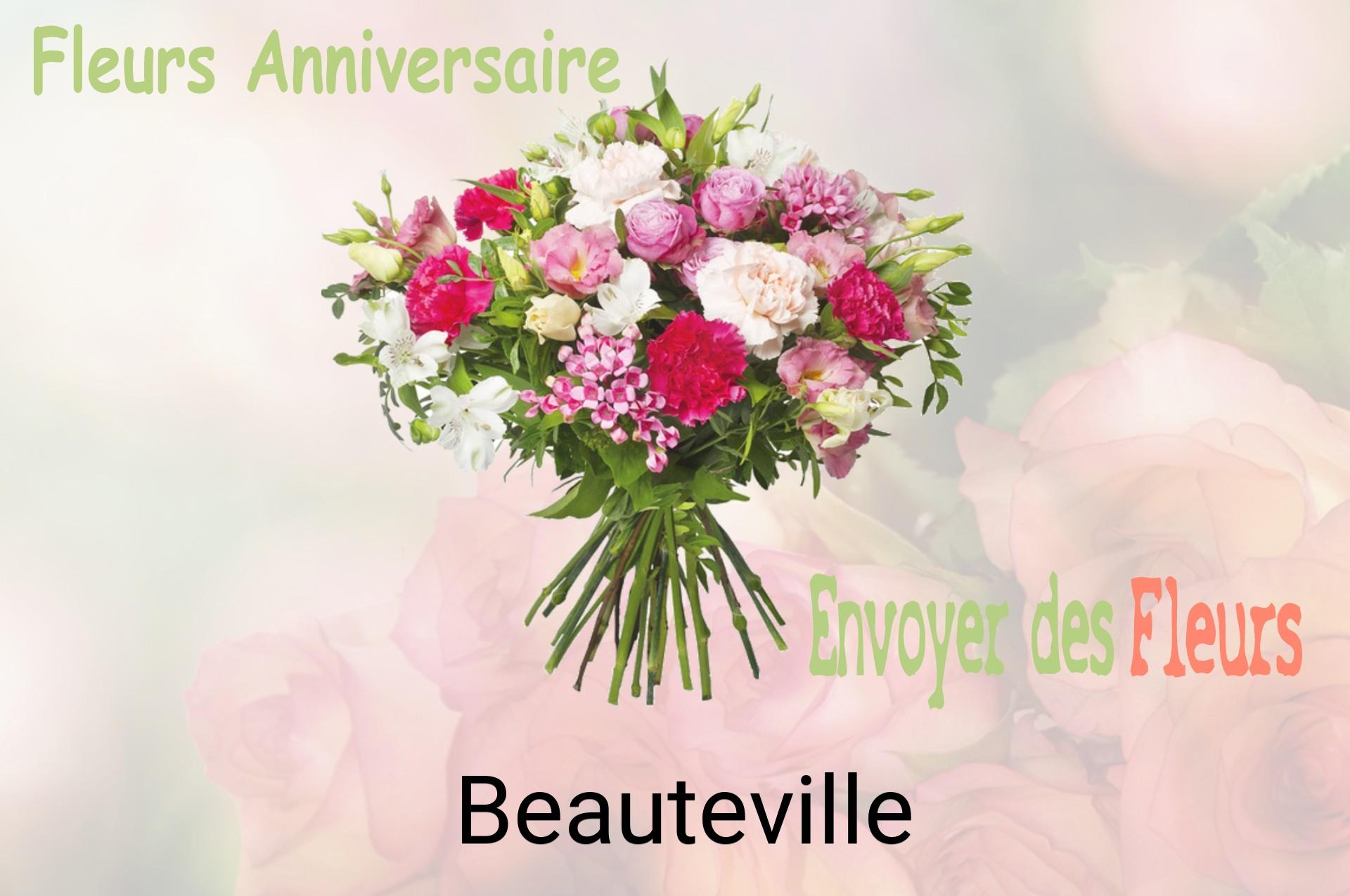 Bouquet de fleurs d’anniversaire livré à Beauteville