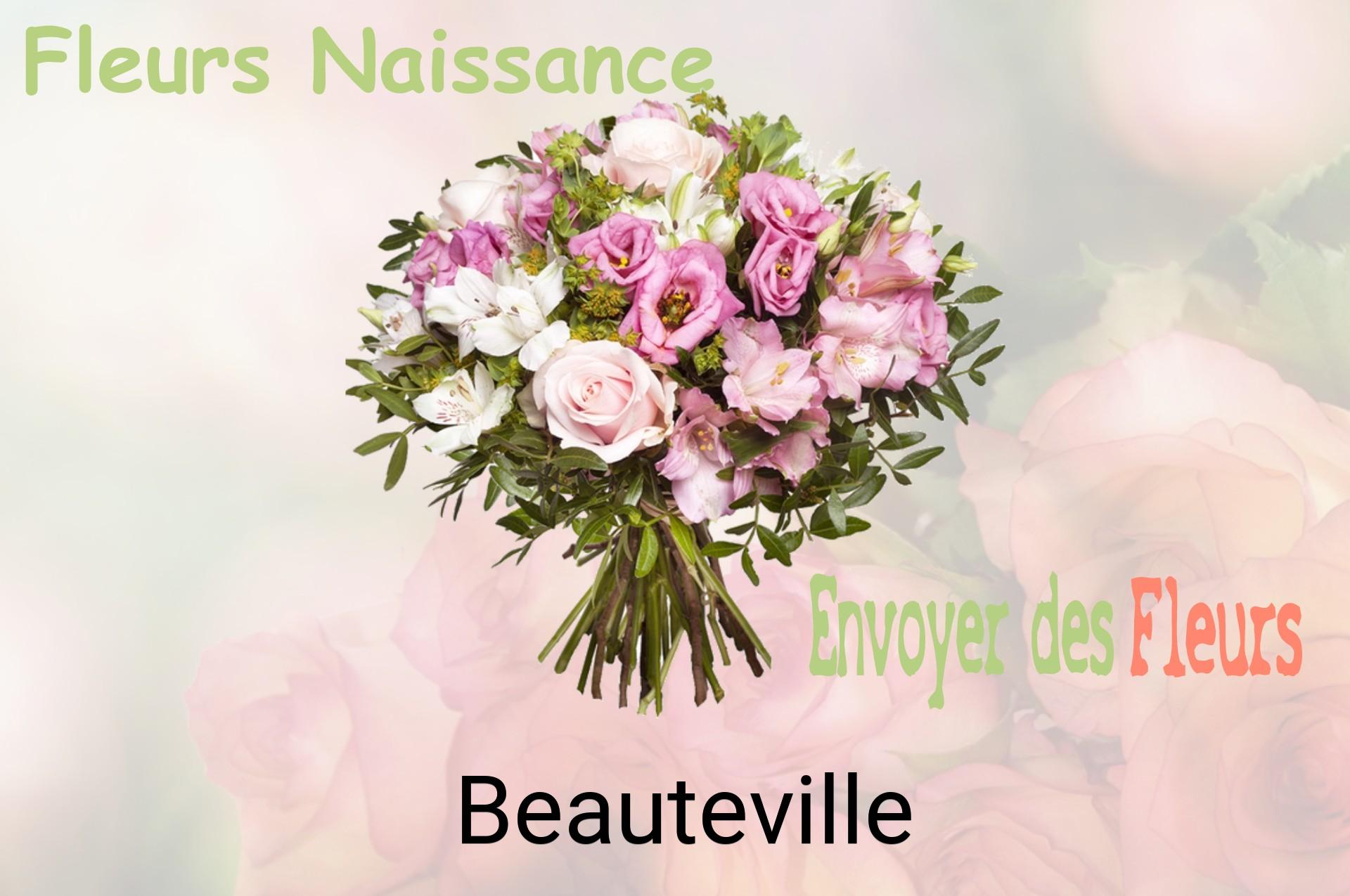 Bouquet de fleurs de naissance livré à Beauteville